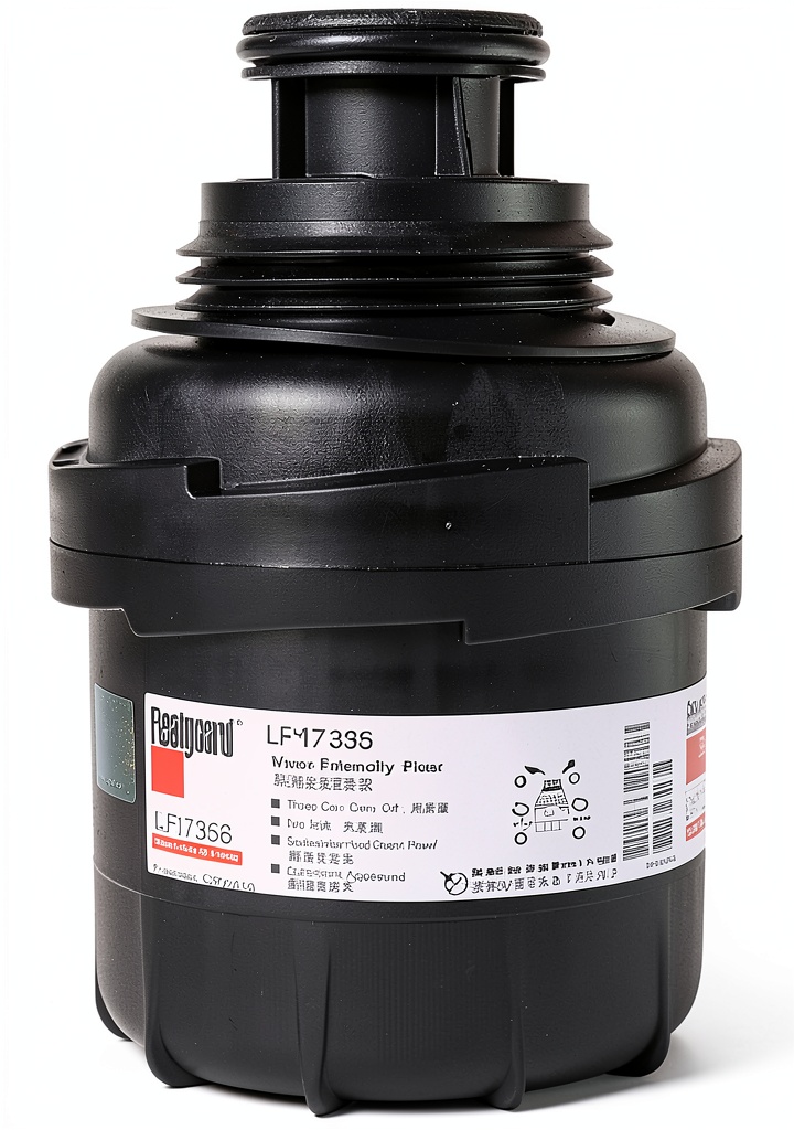 Installing Fleetguard Coolant Filter 30 Micron Heavy Duty on a wooden workbench