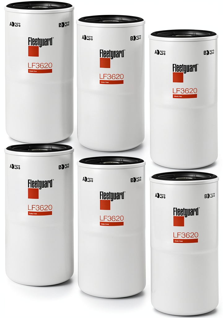 Fleetguard coolant filter installed in a heavy‑duty truck engine