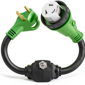 RVGUARD 30A to 50A RV Power Adapter-0