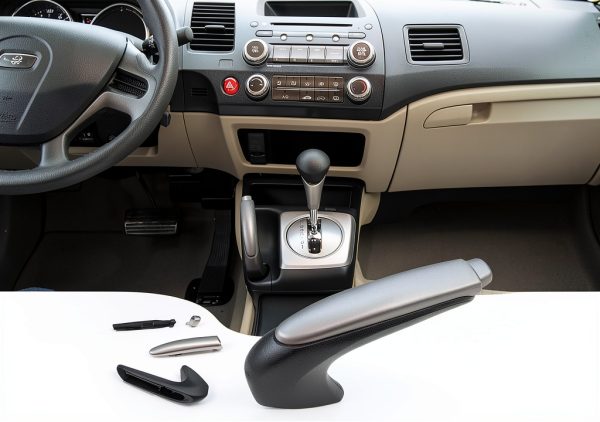 Car Grab Handle Cover BLAKAYA ABS Pull Black-5