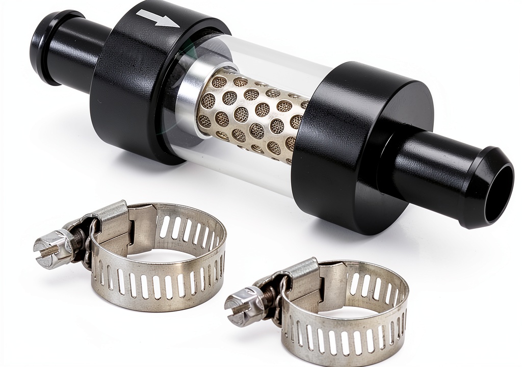 Keliejnese coolant filter installed in a vehicle's cooling system