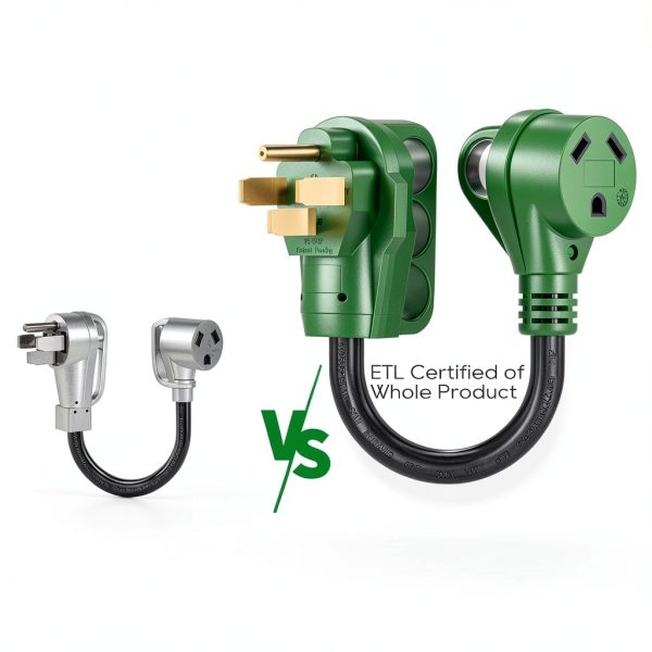 RV Power Adapter 50A to 30A Male to Female RVGUARD Copper Cable-3