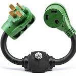 RV Power Adapter RVGUARD 50A Male to 30A Female Overload Protection-0