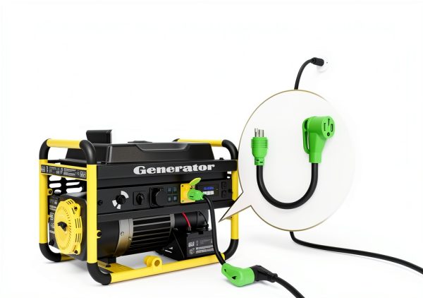 Oviitech NEMA L5-30P to 14-50R 30A Generator to RV Adapter Green-5