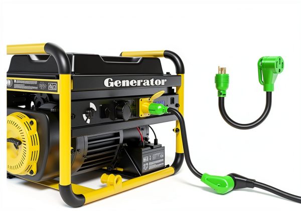 Oviitech NEMA L5-30P to 14-50R 30A Generator to RV Adapter Green-4