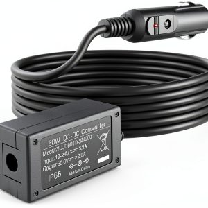DAQA 12V‑24V Car Power Adapter for Starlink Mini – 2 m Direct Vehicle-0