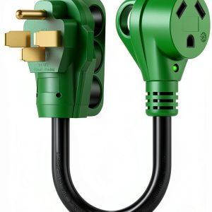 RV Power Adapter 50A to 30A Male to Female RVGUARD Copper Cable-0