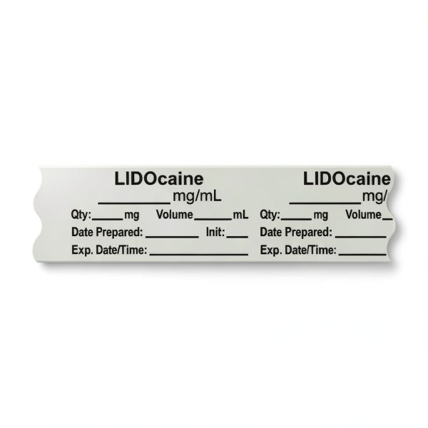 Anesthesia label AN-2-11 PDC Healthcare Tall Man with Quantity and-0