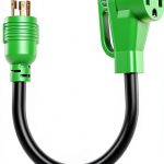 Oviitech NEMA L5-30P to 14-50R 30A Generator to RV Adapter Green-0
