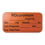 Anesthesia Label PDC Healthcare LAN-2-161 ASTM Color Tall Man-0