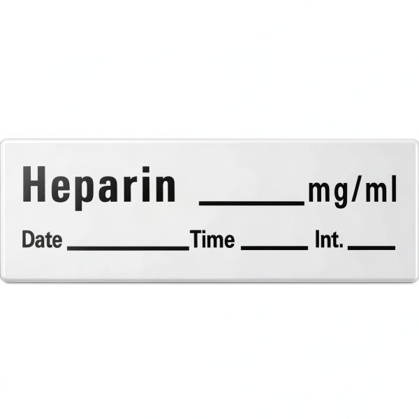 Anesthesia Removable Tape PDC AN-10 Heparin 1/2" White 500" Length 333-0