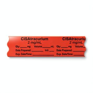 Anesthesia Tape PDC Healthcare AN-2-162D2 Red 3/4 x 500 Removable-0