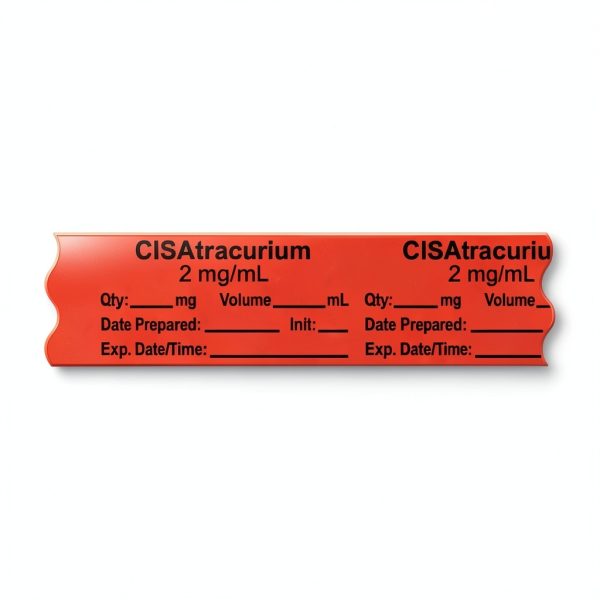 Anesthesia Tape PDC Healthcare AN-2-162D2 Red 3/4 x 500 Removable-0