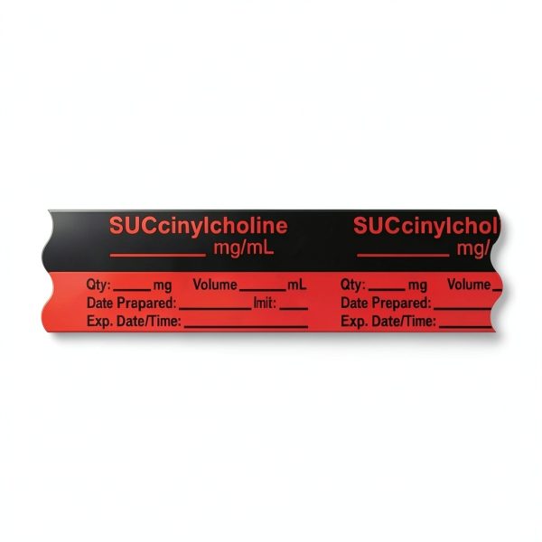 PDC Healthcare Anesthesia Tape AN-2-20 Red 3/4" x 500" Removable-0