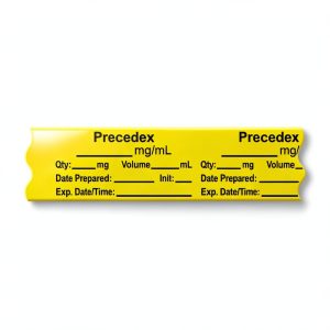 Precedex Anesthesia Tape 1" Core Yellow 500ft PDC Healthcare AN-2-24-0